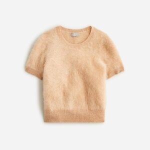 J.Crew Brushed Cashmere T-Shirt Natural Size XL
